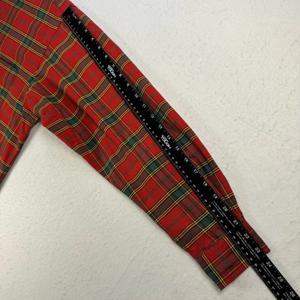Ralph Lauren Shirt Men’s Medium Plaid Button Down Crest Logo - Picture 13 of 15